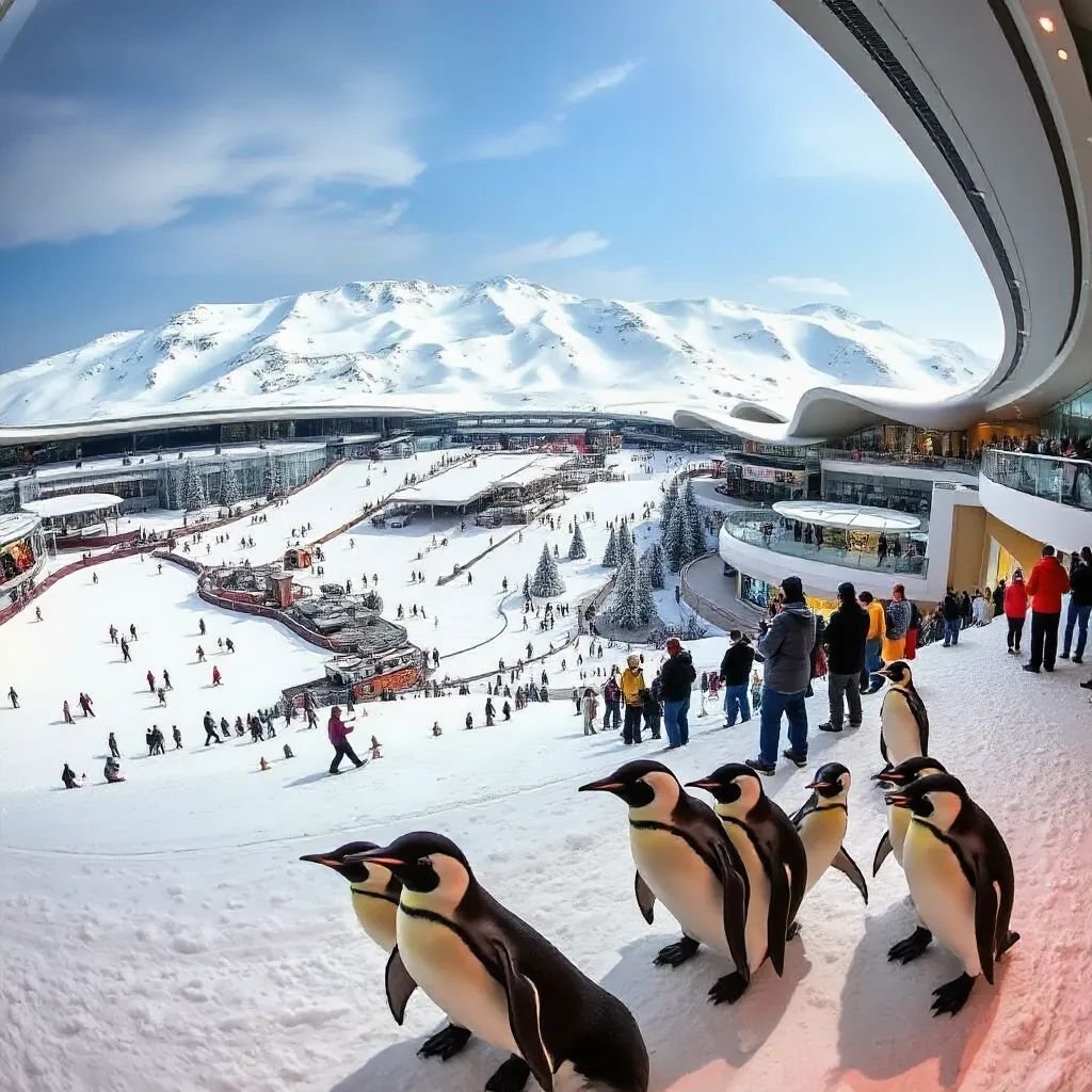 Visit to Ski Dubai & Global Village Dubai